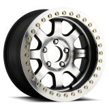 Raceline RT260 Avenger 17x8.5in/5x139.7 BP/-32mm Offset/107.95mm Bore - Black & MACH. Beadlock Wheel thumbnail 2