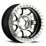 Raceline RT260 Avenger 17x8.5in/5x139.7 BP/-32mm Offset/107.95mm Bore - Black & MACH. Beadlock Wheel thumbnail 3