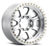 Raceline RT260M Avenger 17x9in / 8x170 BP / -12mm Offset / 130.81mm Bore - Machined Beadlock Wheel thumbnail 1
