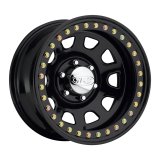 Raceline RT51 Daytona Rock 15x10in/5x114.3 BP/-44mm Offset/83.82mm Bore - Gloss Black Beadlock Wheel thumbnail 1