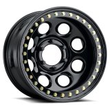 Raceline RT81 Rock 8 16x8in / 6x139.7 BP / -19mm Offset / 107.95mm Bore - Gloss Black Beadlock Wheel thumbnail 3