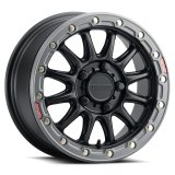 Raceline A14BG Alpha 15x10in/6x139.7 BP/25mm Offset/78.1mm Bore- Blk & Gunmetal Ring Beadlock Wheel thumbnail 5