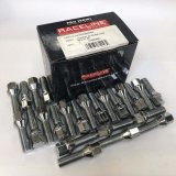 Raceline 14x1.5 1.55in L/Bolt Conical Chrome Lug Bolts (Set of 24) thumbnail 1