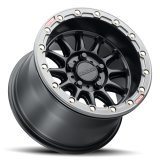 Raceline A14BG Alpha 15x7in/4x137 BP/10mm Offset/110.18mm Bore- Black & Gunmetal Ring Beadlock Wheel thumbnail 2