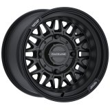 Raceline A13B Omega 15x7in/4x156 BP / 10mm Offset /132.5mm Bore - Satin Black Wheel thumbnail 2