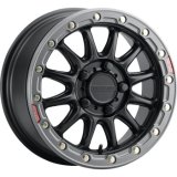 Raceline A14BG Alpha 17x7in/4x156 BP/40mm Offset/110.18mm Bore- Blk & Gunmetal Ring Beadlock Wheel thumbnail 9