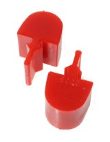 Energy Suspension GM Pull Thru Style Red Bump Stop Set thumbnail 3