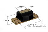Energy Suspension Chevrolet/Oldsmobile/Pontiac/GM/Isuzu/Jeep Black Transmission Mount thumbnail 1
