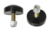 Energy Suspension Universal Black Low Profile Button head bump stop 11/16 inch tall x 1 5/8 inch dia thumbnail 3