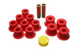 Energy Suspension 6/86-97 Nissan 720 & Hardbody Pickup 2WD Red Rear Leaf Spring Bushing Set thumbnail 5