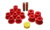 Energy Suspension 6/86-97 Nissan 720 & Hardbody Pickup 2WD Red Rear Leaf Spring Bushing Set thumbnail 7