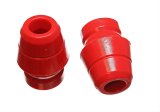 Energy Suspension 97-06 Jeep Wrangler YJ/TJ Red Front Bump Stop Set (Set of 2) thumbnail 1