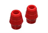 Energy Suspension 97-06 Jeep Wrangler YJ/TJ Red Front Bump Stop Set (Set of 2) thumbnail 2