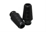 Energy Suspension 97-06 Jeep Wrangler TJ with 1 3/4 in lift Black Front Bump Stop Set (Set of 2) thumbnail 1
