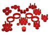 Energy Suspension 92-96 Honda Prelude Red Hyper-Flex Master Bushing Set thumbnail 6