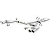 MagnaFlow SYS Cat-Back 2018 Ford Mustang GT 5.0L Street Dual Exit Polished 4in Tips thumbnail 3