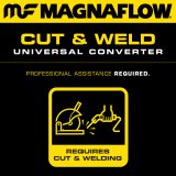 MagnaFlow Universal Catalytic Converter 2inch C/C 5inch spun body thumbnail 9