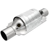 MagnaFlow Universal Catalytic Converter 2 Dual O2 Boss thumbnail 1