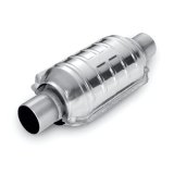 MagnaFlow Conv Univ 2.50inch MET. Mirror Finish thumbnail 1
