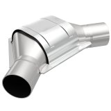 MagnaFlow Universal Catalytic Converter 2.25inch Angled Inlet/Outlet thumbnail 1