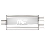 MagnaFlow Performance 409 Stainless Steel 2.25 Inch Muffler 12148 Muffler, in. Inlet/Dual 2.00 in. Outlet, Steel, Natural, Each thumbnail 4