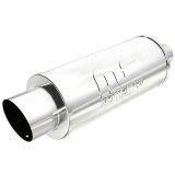 MagnaFlow Muffler W/Tip Mag SS 14X6X6 2.25/4. thumbnail 3