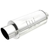 MagnaFlow Muffler W/Tip Mag SS 14X6X6 2.25/4. thumbnail 4