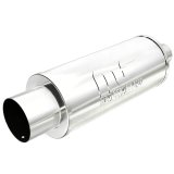 MagnaFlow Muffler W/Tip Mag SS 14X6X6 2.25/4. thumbnail 4