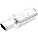 MagnaFlow Muffler W/Tip Mag SS 14X7X7 2.25/4. thumbnail 1