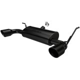 MagnaFlow 07-17 Jeep Wrangler JK 3.8/3.6L Dual Split Rear Exit Black Axle-Back Exhaust thumbnail 2