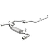 MagnaFlow 10-12 Mazda 3 L4 2.5L Hatchback Split Rear Exit Stainless Cat Back Performance Exhaust thumbnail 1
