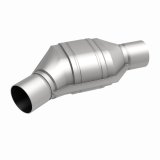 MagnaFlow Universal Catalytic Converter 2.25in Angled Inlet Front CA thumbnail 8