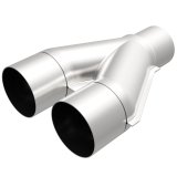 MagnaFlow Universal Trans Y-Pipe All SS 4inch (Dual) 3.5inch (Single) x 13inch (Overall) thumbnail 1