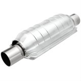 MagnaFlow Univ Cat Conv 2in Inlet/Outlet Ctr/Ctr Round 11in Body L x 5.125in W x 15in Overall L thumbnail 2