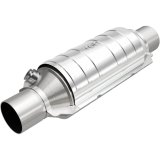 MagnaFlow Univ Cat Conv 2in Inlet/Outlet Ctr/Ctr Round 11in Body L x 5.125in W x 15in Overall L thumbnail 8