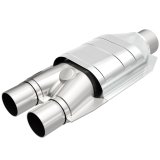 MagnaFlow Universal Catalytic Converter 2.5 inch/2 inch S/D PC2 Front thumbnail 3