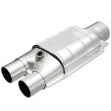 MagnaFlow Universal Catalytic Converter 3 inch/2 inch Single/dual with O2 thumbnail 4