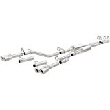 MagnaFlow Cat-Back, SS, 2.5in, Quad Split Rear 3.5in Tip 2015 Dodge Challenger 3.6L V6 thumbnail 1
