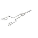 MagnaFlow Cat-Back, SS, 2.5in, Quad Split Rear 3.5in Tip 2015 Dodge Challenger 3.6L V6 thumbnail 8