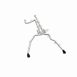 MagnaFlow 21-24 RAM 1500 TRX SPEQ Series Cat-Back Performance Exhaust System w/ Black Chrome Tips thumbnail 8