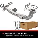 BRE Exhaust 93-95 Civic del Sol 1.5L Front Pipe Kit thumbnail 1