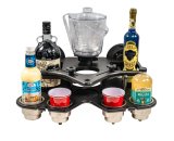 SeaSucker Double Decker Party Barge Portable Bar - Black thumbnail 2