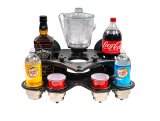 SeaSucker Double Decker Party Barge Portable Bar - Black thumbnail 3