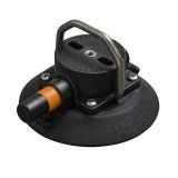 SeaSucker 4.5in. SeaSucker w/Flat-Top Stainless Steel D-Ring - Black thumbnail 1