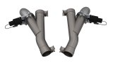 QTP 2012-2022 Jeep Grand Cherokee SRT Trackhawk Dodge Durango SRT QTP Aggressor Cutout Pipes thumbnail 3