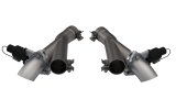 QTP 2012-2022 Jeep Grand Cherokee SRT Trackhawk Dodge Durango SRT QTP Aggressor Cutout Pipes thumbnail 4