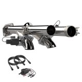 QTP 2017-2020 Ford F-150 Raptor QTP Aggressor Cutout Pipes thumbnail 2