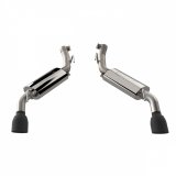 QTP 2014-2015 Chevrolet Camaro SS 6.2L QTP AR3 Axle Back Black Tips thumbnail 2