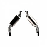QTP 2016-2024 Chevrolet Camaro SS 6.2L QTP AR3 Dual Tip Axle Back thumbnail 2