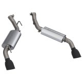QTP 2016-2024 Chevrolet Camaro SS 6.2L QTP AR3 Dual Tip Axle Back Black Tips thumbnail 5